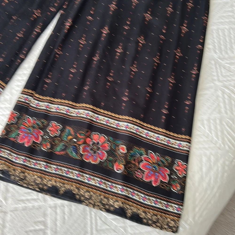 Farm Rio for Anthropologie Giuliano Wide leg Jumpsuit S - Picture 5 of 12